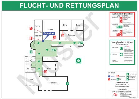 Flucht- und Rettungsplan